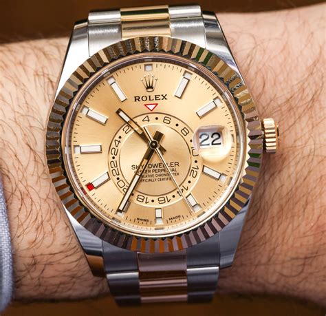 sky dweller rolex 14k gold watch|2022 rolex sky dweller.